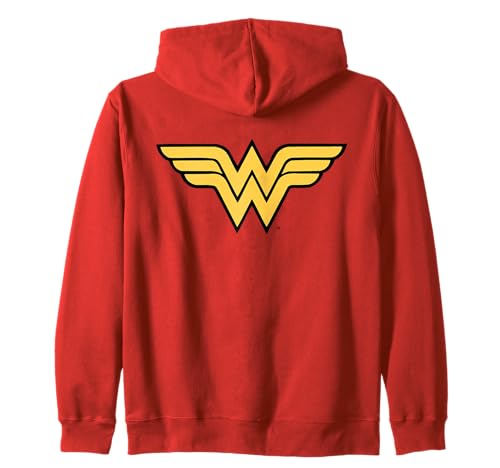 DC Wonder Woman Logo Classic Zip Hoodie