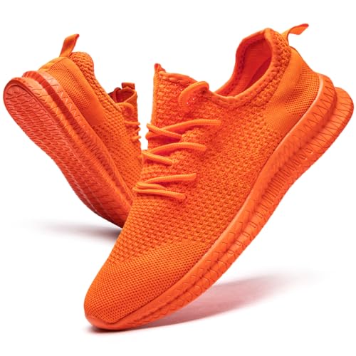 Image of Men Non-Slip Work Shoes Tennis Gym Sneakers Breathable Slip Resistant Lightweight and Comfortable for All-Day Wear Sports and Walking