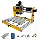 LUNYEE All Metal 3018 PRO CNC Router Machine, 3-Axis Engraving Milling Machine, 500W Motor, Working...