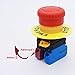 TWTADE/Red Mushroom Cap 1NO 1NC DPST Emergency Stop Push Button Switch AC 660V 10A YW1B-V4E11R