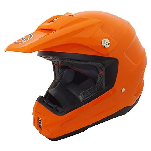 Core Helmets Hunter Safety MX-1 Off-Road Helmet (Orange, Medium)
