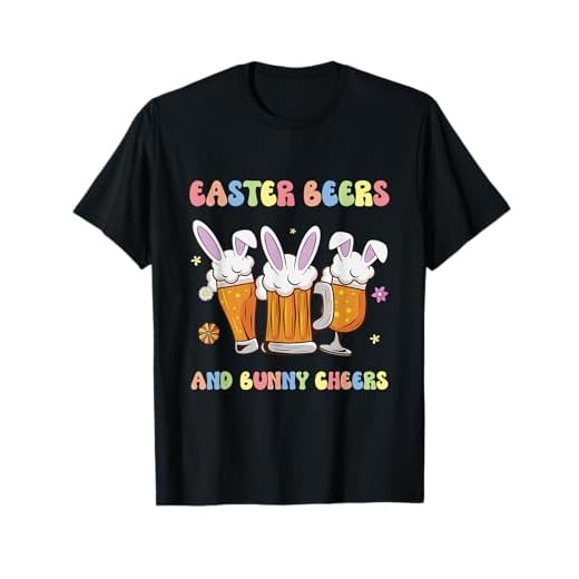Bières de Pâques et lapin, Happy Bunny Beer Drinking T-Shirt