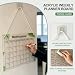 Imagen de Planificador Semanal Acrílico Transparente 30x20cm Pizarra Borrable Colgante Calendario Organizador Familiar Tablero De Notas Para Menú Tareas Hogar
