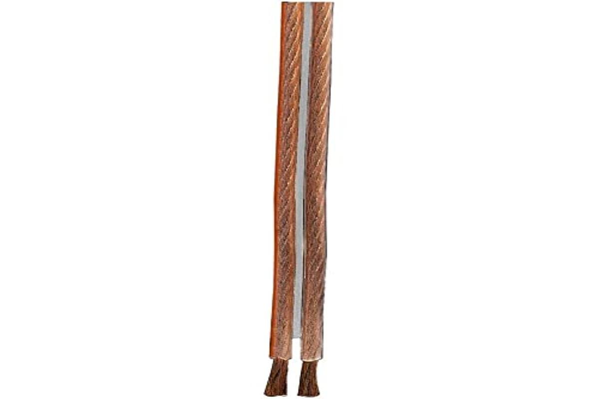 Hama Cavo Per Altoparlanti 10m - 2x0,75 Mm² - Trasparente Con Morsetti E Connessione A Vite - 5