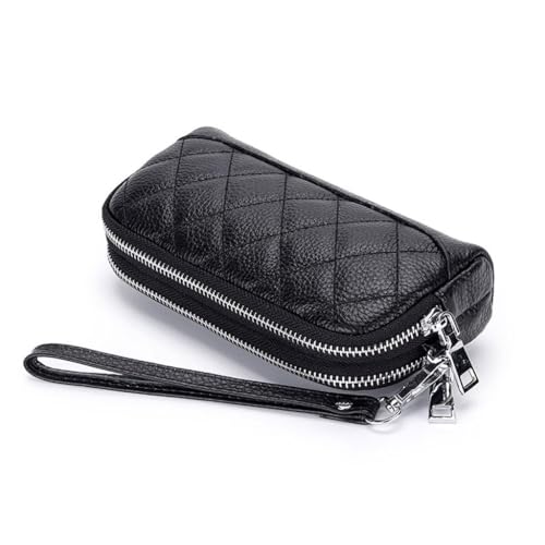 Women Genuine Leather Wallet Blocking Credit Card Holder Long Female Phone Clutches4