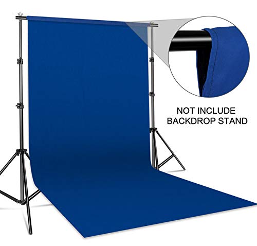 Image of GiftMax 8 x10 FT LEKERA Backdrop Photo Light Studio Photography Background (Blue)