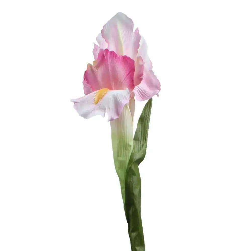 CVJdfhRE fake flowers， 5pcs White Iris Artificial Flower Decorative Fake Flowers Display Silk for Home Wedding Decoration(Pink)