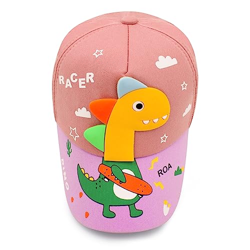 Image of VRITRAZ Unisex Kids Baseball Cap | Soft Cotton Adjustable Sun Hat for Boys & Girls | Casual Outdoor Summer Wear (4-12 Year)