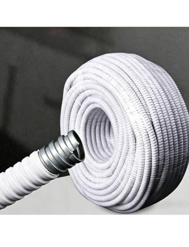 Conducto de metal flexible recubierto de PVC, manguera de protección de cable eléctrico corrugado, tubo resistente al fuego para cableado de interiores y exteriores