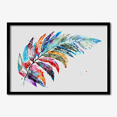 Cadre en bois moderne Tulup 70x50 cm avec affiche coloree art abstrait chic haute qualite
