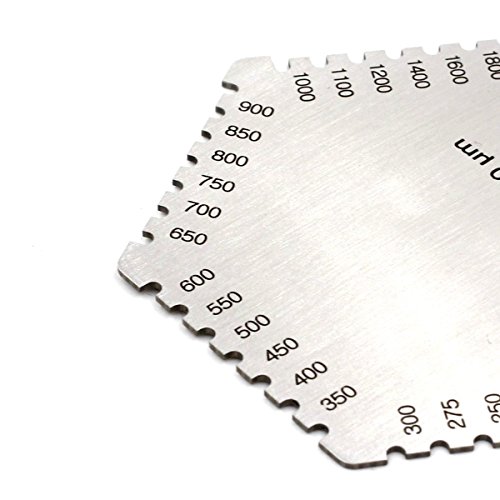 Medidor de Espesor de Película Húmeda para Soldadura, Rango 25-3000 μm, Herramienta Hexagonal de Inspección de Grosor de Pintura miniatura 4