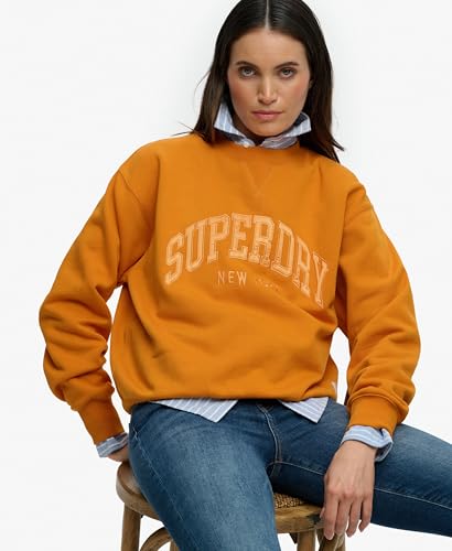 Sweatshirt à col rond femme Superdry Varsity - vue 3