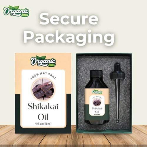 Image of Organic Zing Shikakai (Acacia concinna) Oil | Pure & Natural Essential Oil for Haircare & Massage - 118ml /3.99fl oz