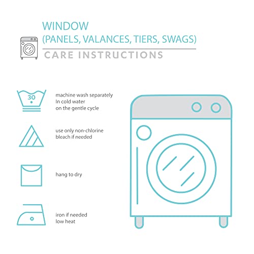 Lush Decor 21T013449 Farmhouse Stripe Yarn Dyed Eco-Friendly Recycled Cotton Blend Window Curtain Panel Pair, 42 Inch W X 108 Inch L, Black - Classic Modern Rustic Charm thumb #5