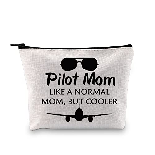 Pilot Mom Makeup Bag - Aviation & Pilot Wife Gifts