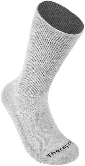 MONTAC Diabetic Socks । Helps In Diabetic Neuropathy । Reduction Of Gangrene Chances । Increase Blood Circulation।(Full, Grey)_3