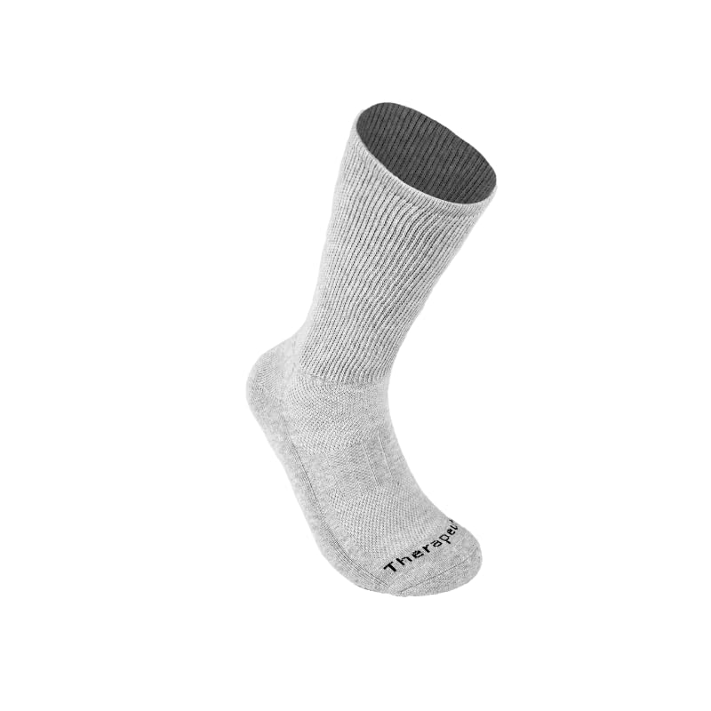 MONTAC Diabetic Socks । Helps In Diabetic Neuropathy । Reduction Of Gangrene Chances । Increase Blood Circulation।(Full, Grey)_3