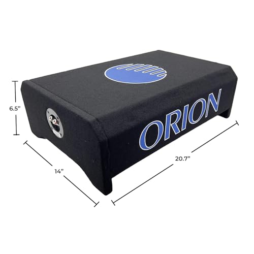ORION Cobalt CDF12 12” Passive Down-Firing Subwoofer Enclosure – 500W RMS/2000W Max, Slim Sealed Sub Box for Cars & Trucks, Low-Profile Air-Tight Bass Thin Enclosure, Shallow Mount - Image 4