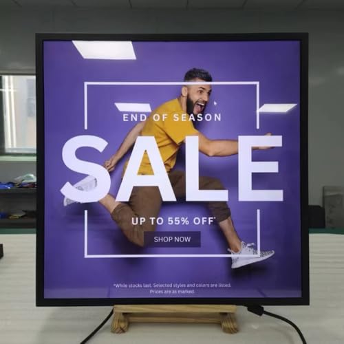 Image of 29.6 Inch (531x531mm Viewable) 1:1 Square LCD Digital Display Screen for Business, Cloud /APP /USB Disk