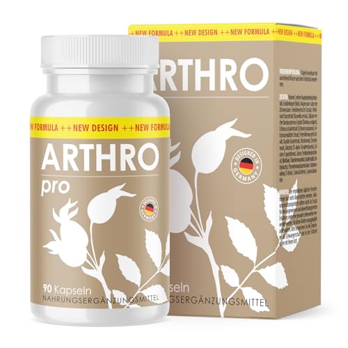 Arthro Pro Kapseln | Für Ihre körperliche Balance | Leichte Anwendung | 90 Kapseln Inhalt |1x
