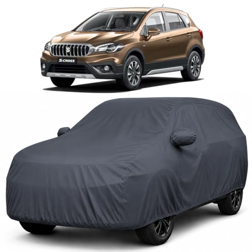 Image of Autofact Premium Car Cover for SCross | All Weather Waterproof Full Body Car Cover | Light-Weight Triple-Stitched Outdoor Shield with UV Protection, Dustproof & Heat-Resistant