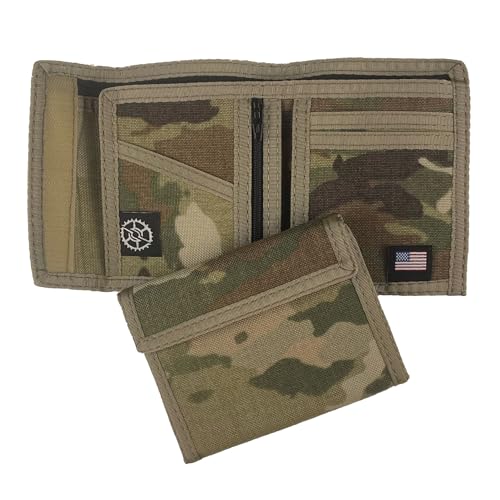 Image of Sprocket Nylon Billfold Wallet with Zippered Coin Pocket (MultiCam Camo)