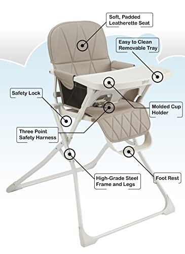 Bringing Style and Convenience to Mealtime: The Primo PopUp Folding High Chair插图1