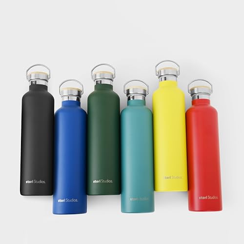 Stori Studios Vacuum Insulated Metal Water Bottle Green 1000 ml(33oz), Stainless Steel Water Bottle, BPA Free Standard Mouth Flask, Double Wall Insulated Water Bottles for Travel, Work & Gym Stori Studios Vacuum Insulated Metal Water Bottle Green 1000 ml(33oz), Stainless Steel Water Bottle, BPA Free Standard Mouth Flask, Double Wall Insulated Water Bottles for Travel, Work & Gym