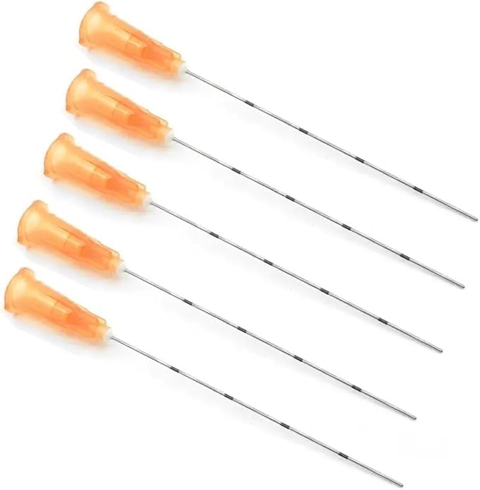 Pointes émoussées jetables 27g Bio.RFEGF 50mm qui maximisent la fermeté du corps