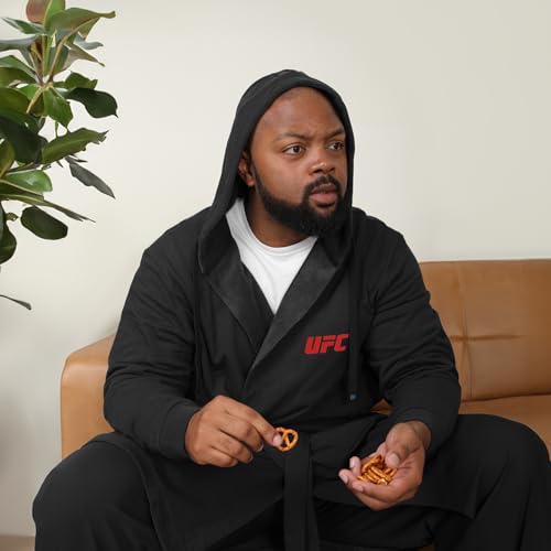 Image of DudeRobe Men's Robe - Hooded TERRY Bath Robe for Men with Pockets | Soft, Comfy Men's Bathrobe from Shark Tank