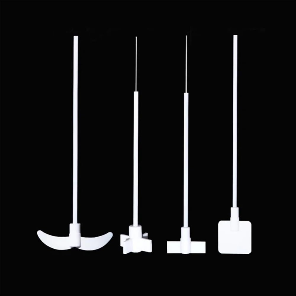 Lot de 2 agitateurs à palettes en PTFE de laboratoire, plaque croisée, type F4(A 350mm 65mm)