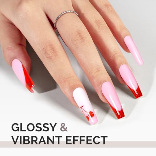 Image of MelodySusie Light Pink Gel Nail Polish,0.5fl oz Nails Soak Off UV LED Macaron Creamy Pink Gel Polish Gift for Women Nail Art Manicure Salon DIY Nail Design Decoration at Home-A2605