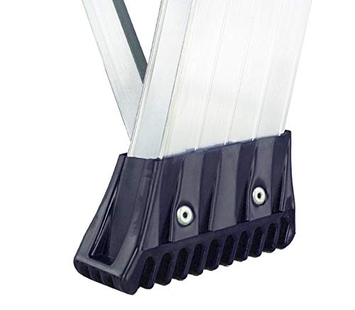 Svelt Svelt Scala Professionale a Doppia Salita in Alluminio – 5 Gradini + Piattaforma Portattrezzi, Gradini Saldati, Antisdrucciolo, Certificata