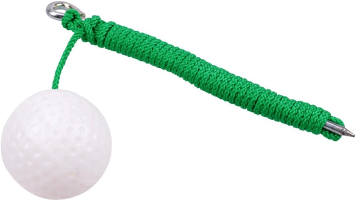 Mikinona Golf Swing Training Rope Ball Portable Golf Exercising Equipment for Improving Swing Posture Accuracy and Muscle Memory Development