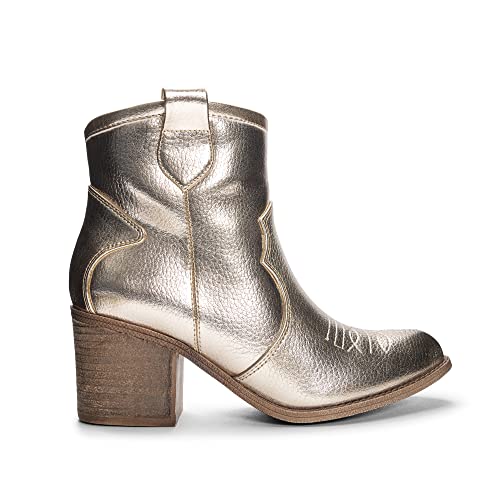 Dirty Laundry Women's Unite Western Boot, Gold Metallic, 104
