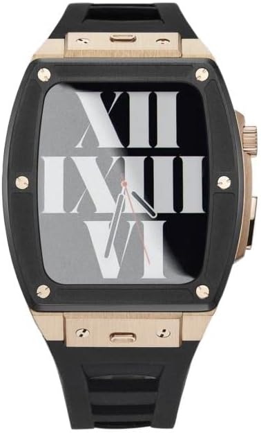 bedcy 44mm 45mm quick release strap stainless steel watch case for apple iwatch series4567