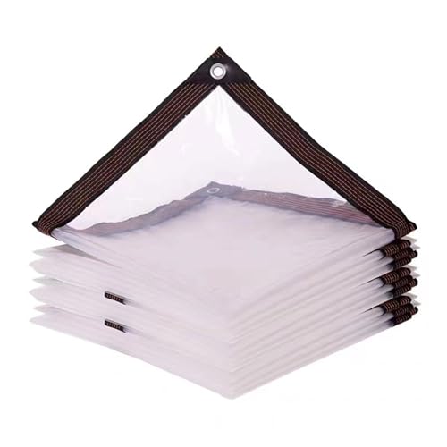 Bâche transparente étanche avec œillets 120g/m² extérieure 3x7m