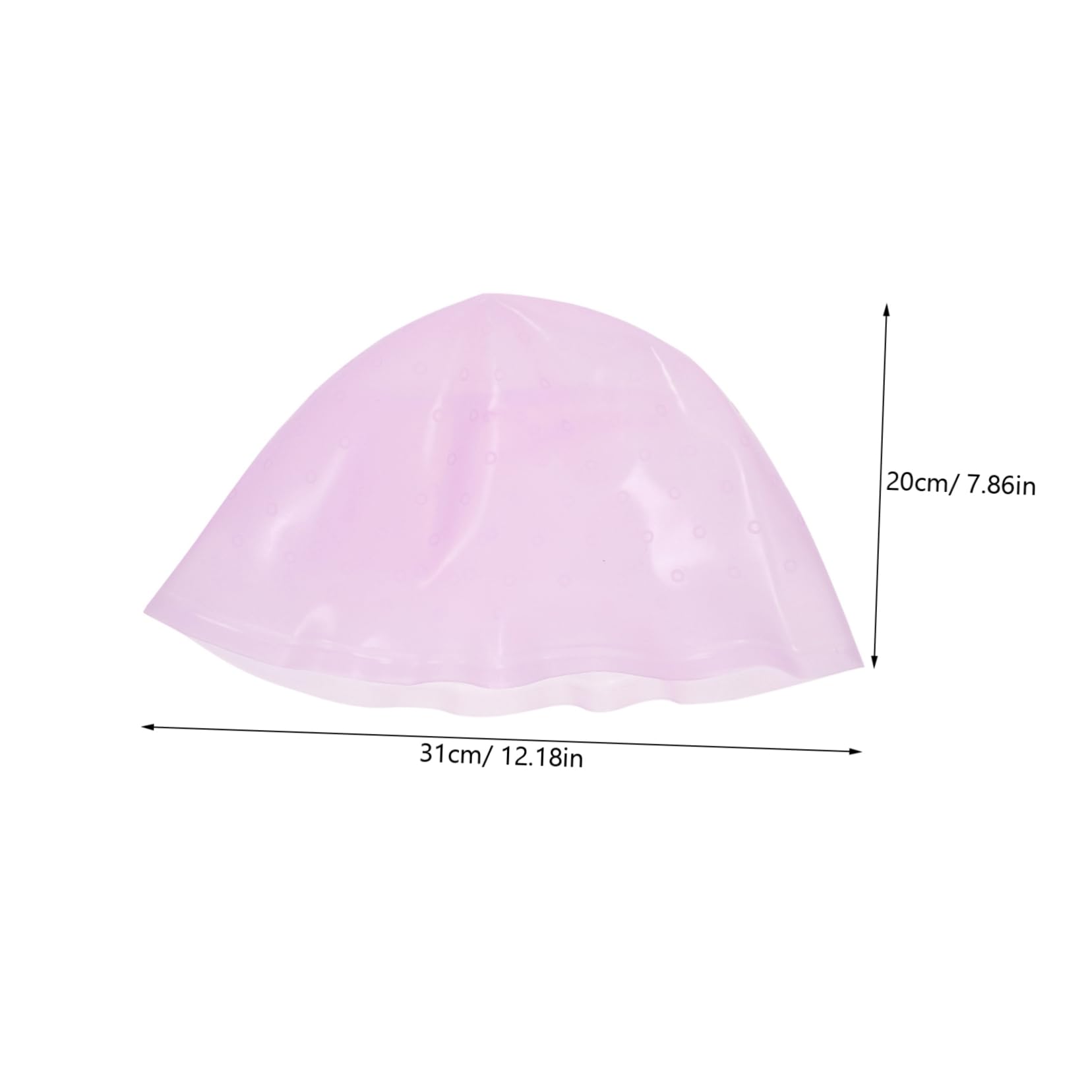 Baluue Elastic Highlight Hat Dyeing Cap for Hair Braids Salon Home Use Silicone Material