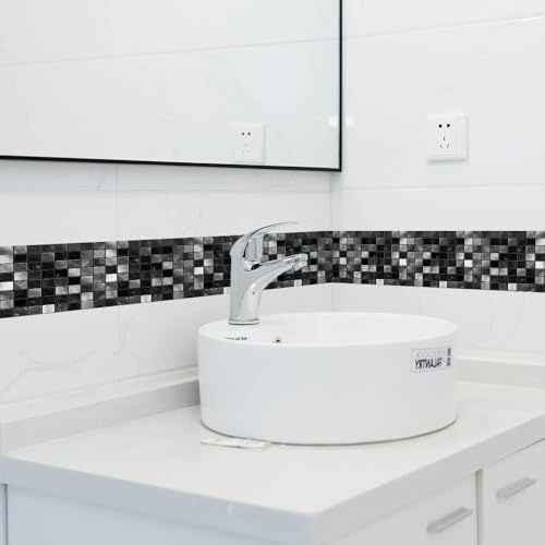 neukids mosaico negro para bordes de pared y rodapiés 3