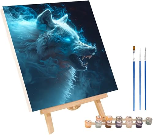 �y�C���g�o�C�i���o�[ �T �ȒP DIY �������G �� Paint by Numbers �y�C���g�u���V�ƃA�N�����痿�t�� ���G �L�����o�X ��l�̂��߂̃N���G�C�e�B�u�Ȏ �h��G ���� ��l�p �z�[���E�H�[���f�R���[�V���� �a�����v���[���g���� 30x4