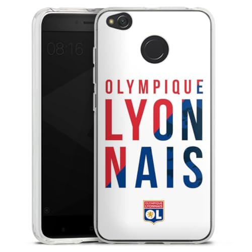Coque Olympique Lyonnais Redmi 4X antichoc en silicone souple durable
