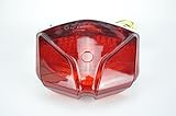 Bright2wheels Motorcycle LED Tail Light with Turn Signals Compatible with 00-09 F4 1000,750/Senna/SPR,Brutale 910/1078,F1000,Stradale Red Lens