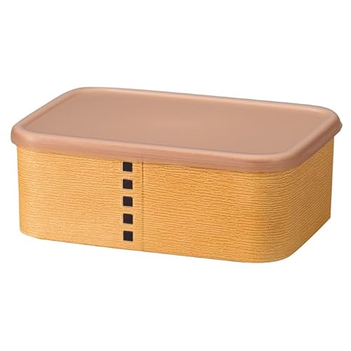 ミタニ 山中漆器(Mitani) わっぱ保存容器 長角450ml 白木 M18187-6