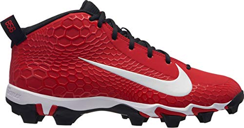 Nike Mens Force Trout 5 Pro Keystone Baseball Cleats Red/White, 14
