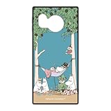 イングレム AQUOS sense8 SHG11 SH-54D ケース/ムーミン/ハイブリッドケース KAKU アクオス センス8 / ムーミン一家と仲間達