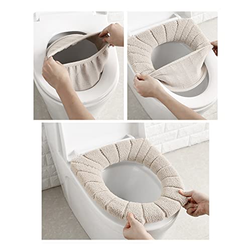 XMYINGWEI WC-Sitz Matte Toilettenring WC-Abdeckung Badezimmer WC-Sitzkissen CloseTestool Weiche wärmer Matte Coverpad (Color : 03) – Bild 4