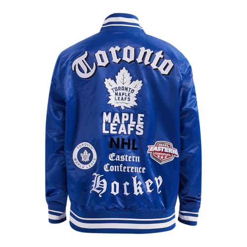 Image of Pro Standard Mens NHL Old English Satin Jacket