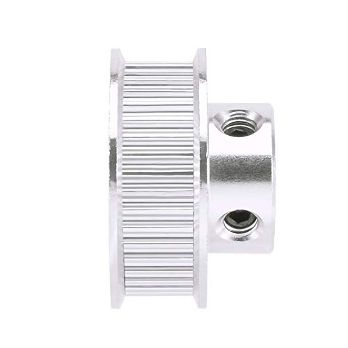 Saipor 2 Stück GT2 Zahnriemenscheibe Aluminium Zahnriemenrad Kit GT2 Timing Pulley GT2 Riemenscheibe Synchronrad für 3D Drucker GT2 Zahnriemen 6mm Breite Gürtel (40 Zähne 8mm Bohrung)