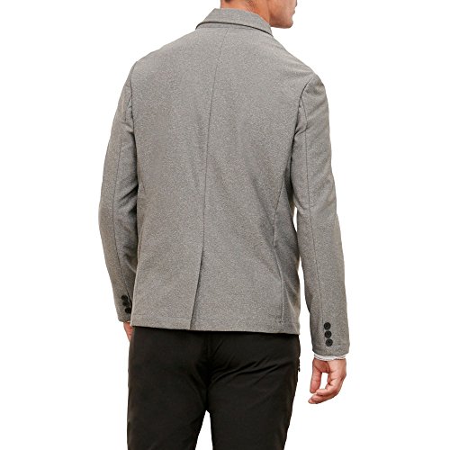 Kenneth Cole Mens Knit Two Button Blazer Jacket, Grey, X-Large2