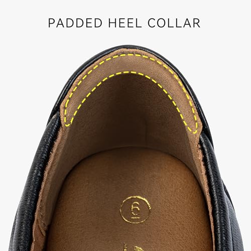 Womens Flats Ballet Shoes Comfortable Bowknot Round Toe Slip On Ballerina Dress Walking Flats Shoes with Latex Insole Low Wedge (Size Up)4